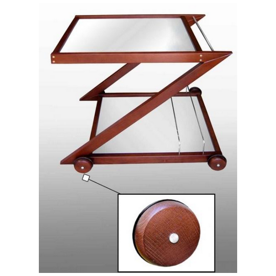 Stylinginė vyšnios spalvos spinta su matiniu stiklu