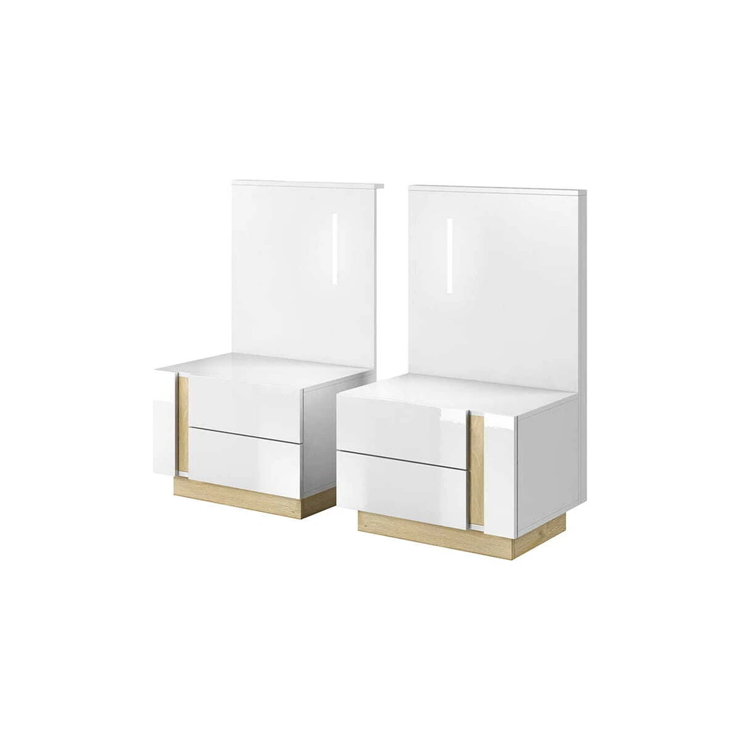 Šiuolaikinės naktinės spintelės prie lovos – patogus ir stilingas sprendimas