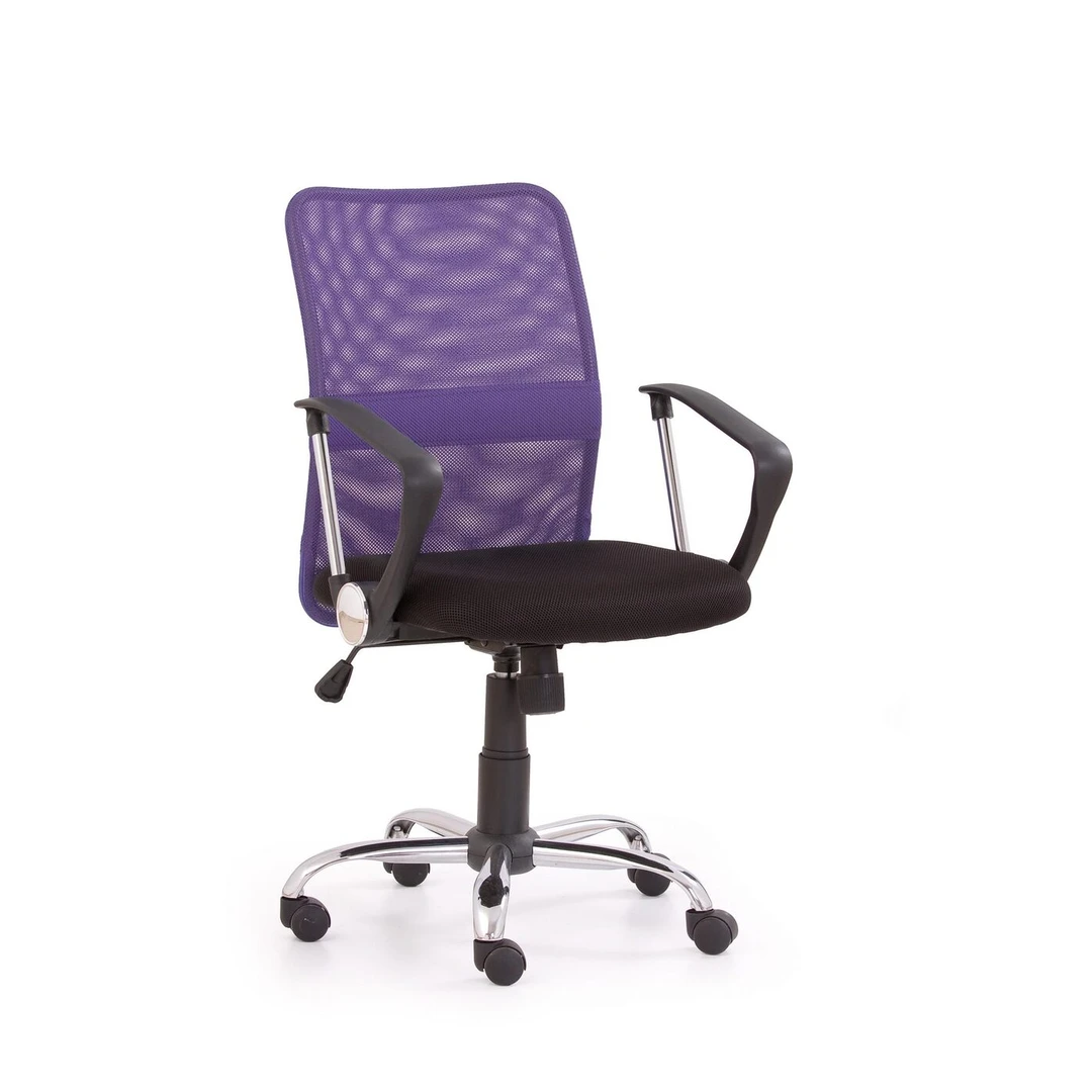 Patogi biuro kėdė su minkšta sėdyne ir tinklinu nugaros atlošu