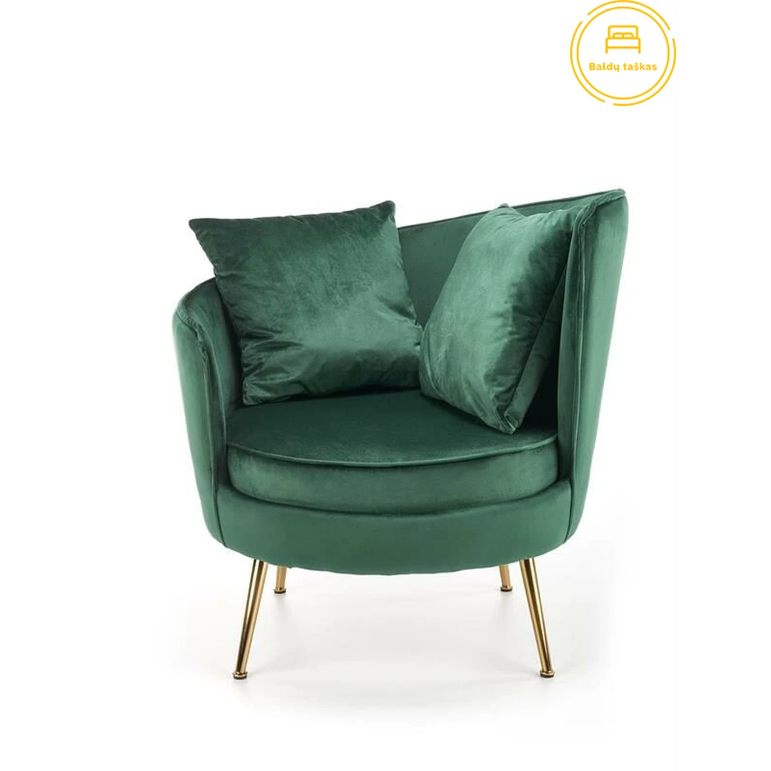 Ergonominis ir stilingas fotelis jaukiams namams