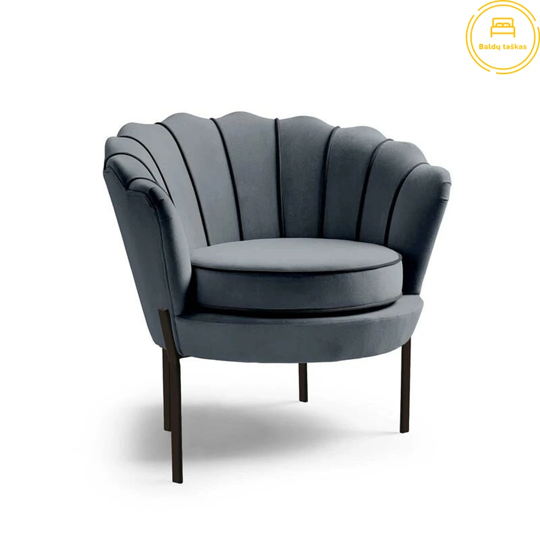 Patogus ir stilingas fotelis jaukiams namams