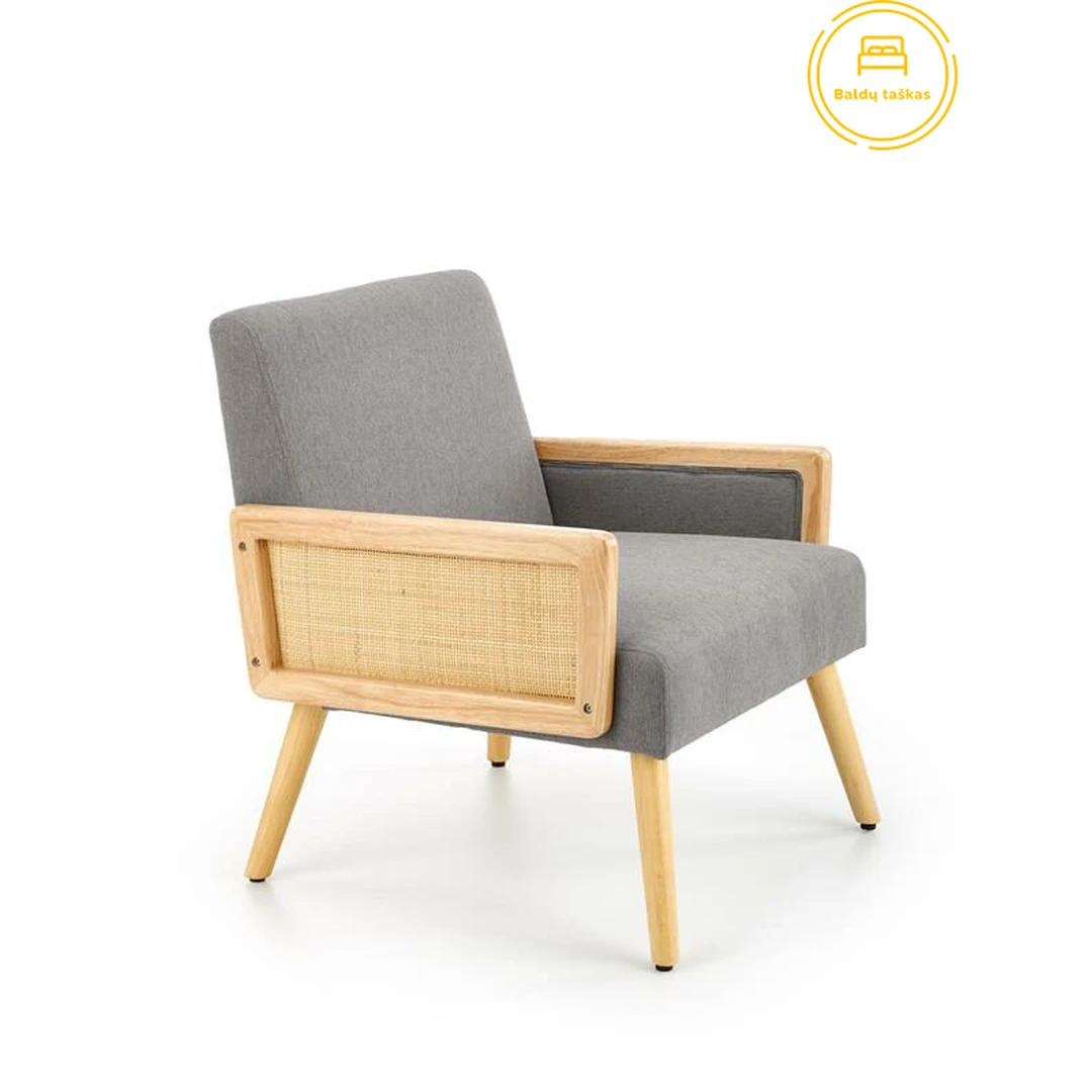 Patogus ir stilingas fotelis jaukiams namams