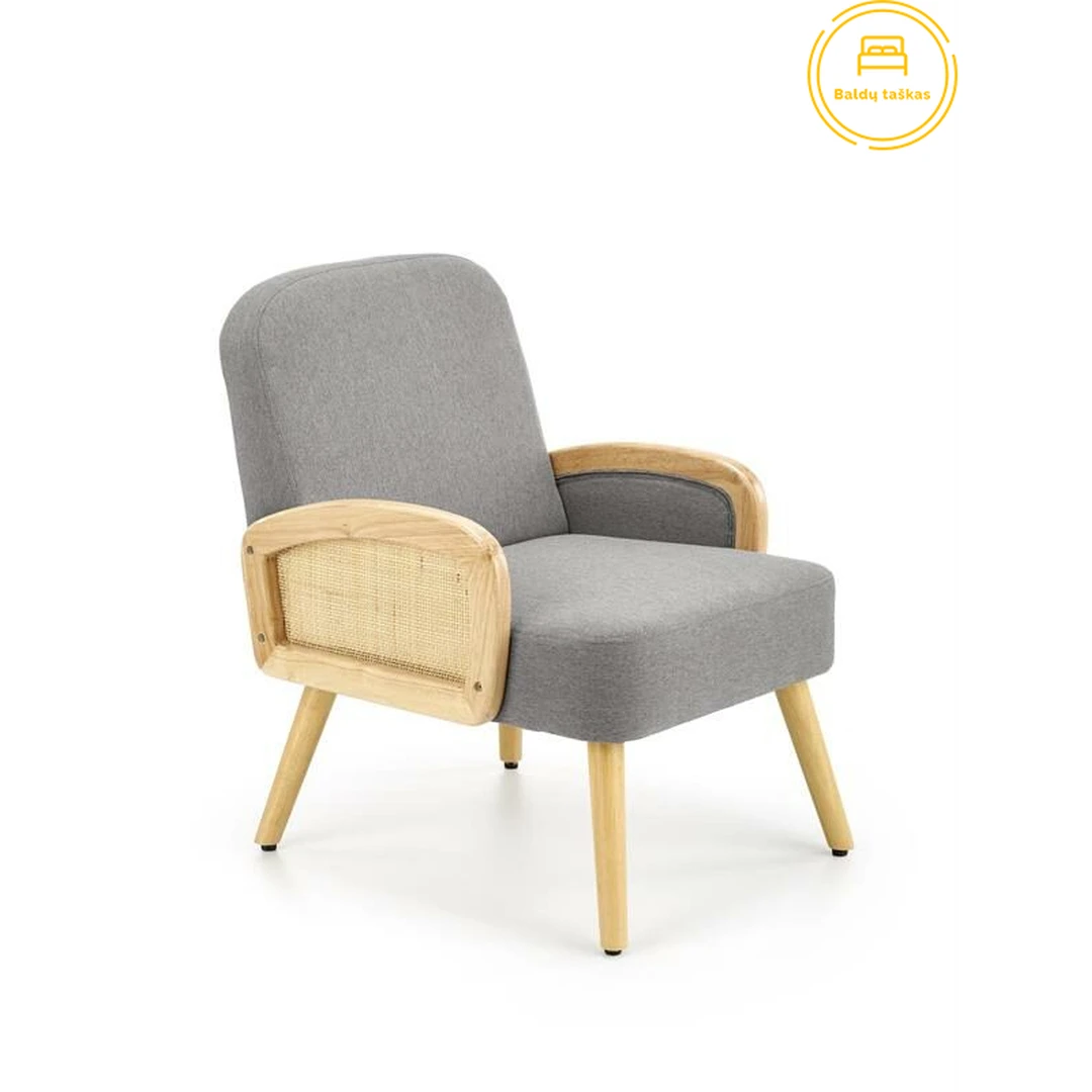 Patogus ir stilingas fotelis jaukiams namams