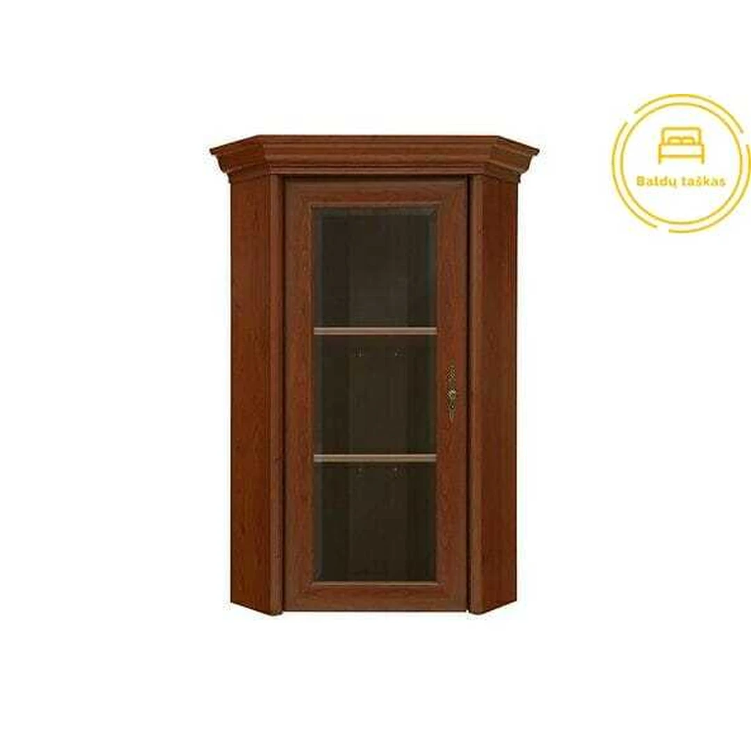 Elegantiška kampinė vitrina „Kent“ - stilingas interjero akcentas