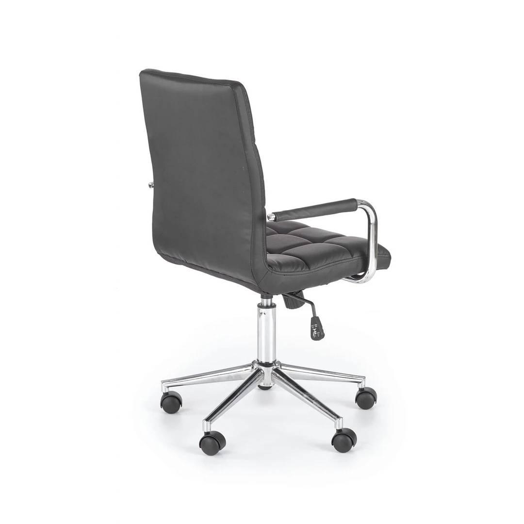 Stylinga kėdė su eko oda ir sėdynės aukščio reguliavimu