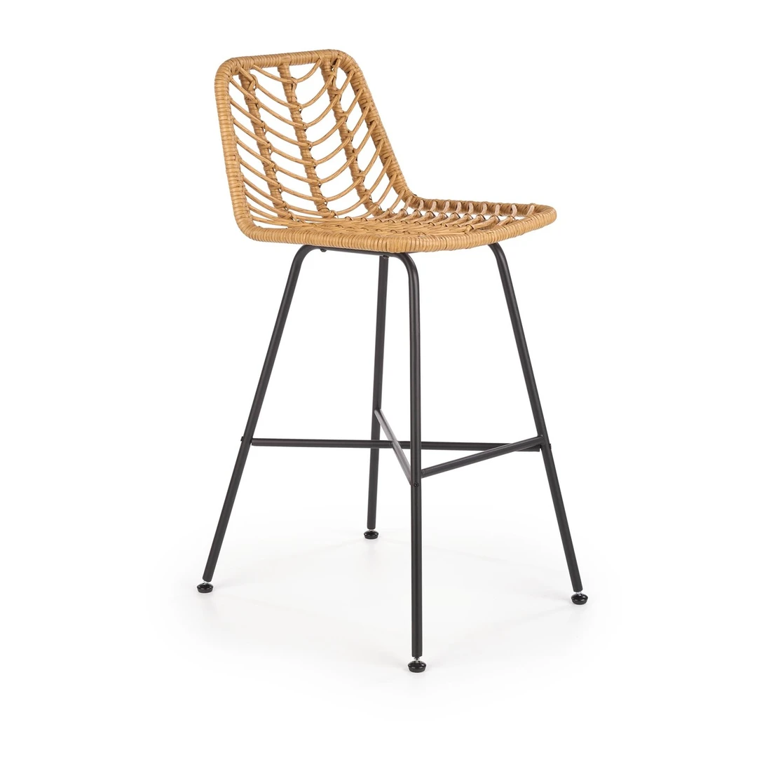 Stilinga lauko kėdė H97 iš sintetinio rotango ir plieno