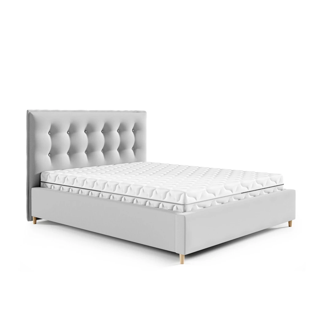 Žaismingas ir elegantiškas lovos dizainas su ergonomišku galvūgaliu