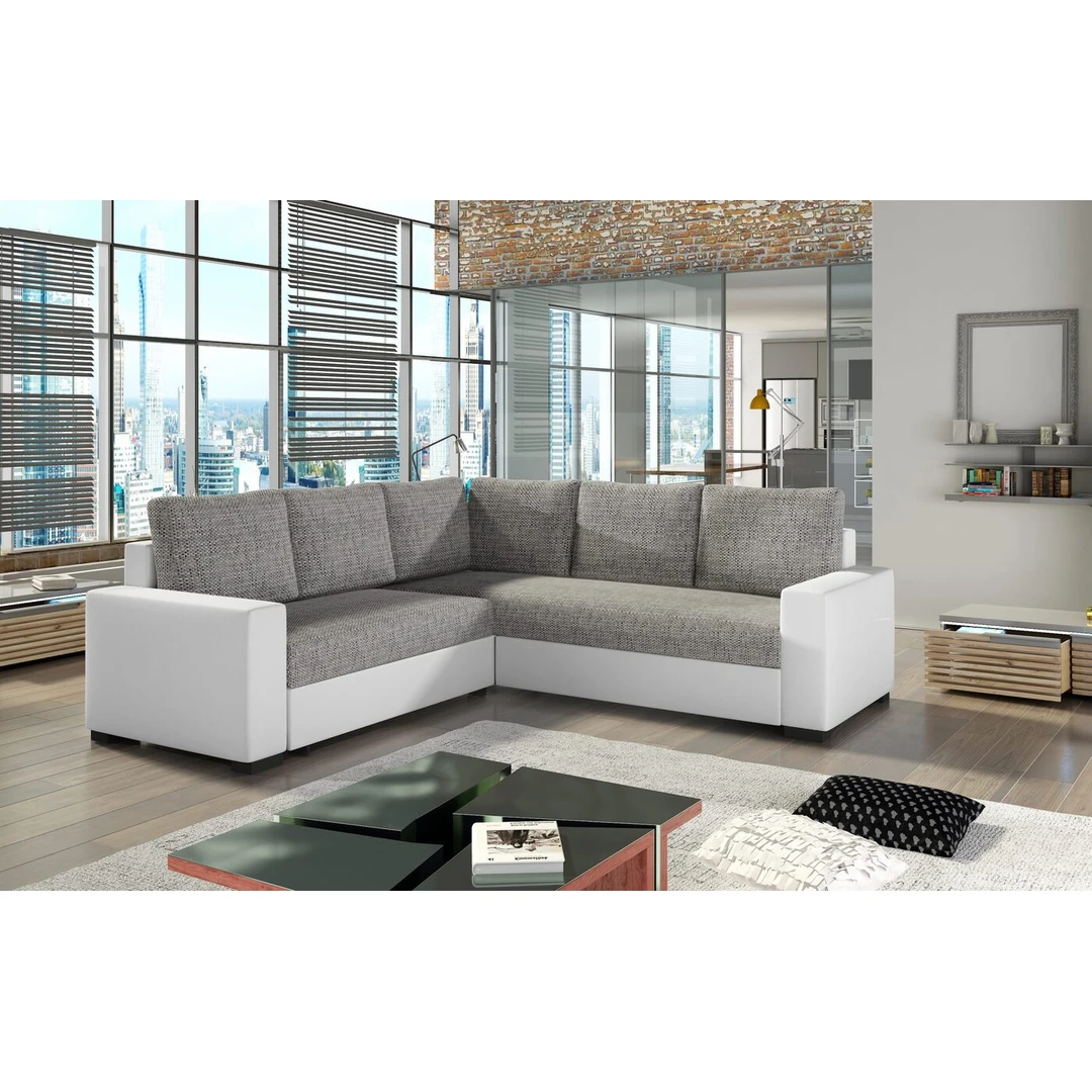 Klasikinio stiliaus minkštas kampas CANIS su miegojimo funkcija