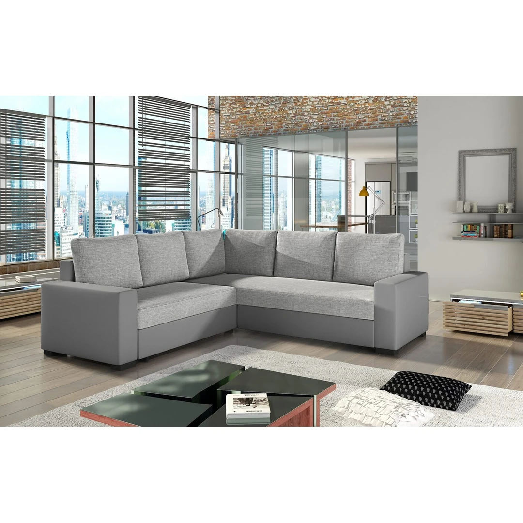 Klasikinio stiliaus minkštas kampas CANIS su miegojimo funkcija