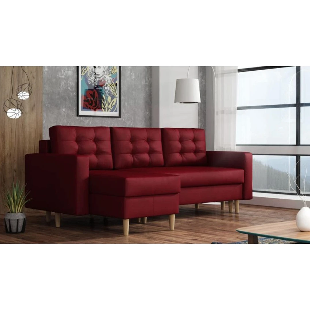 Universalus kampas su kairiniu arba dešininiu pastatymu