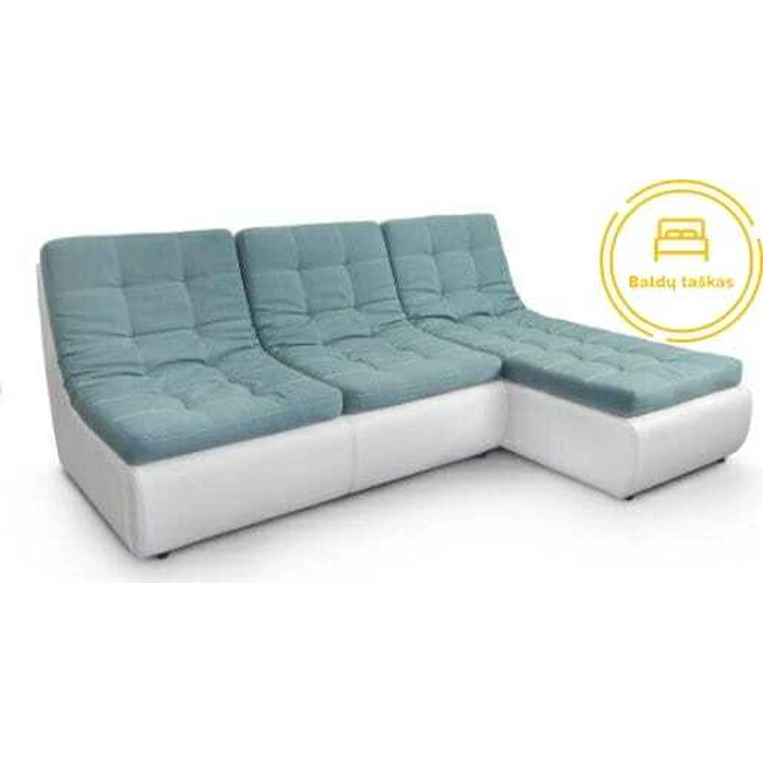 Stilinga ir funkcionali minkšto kampo „Focus“ sofa