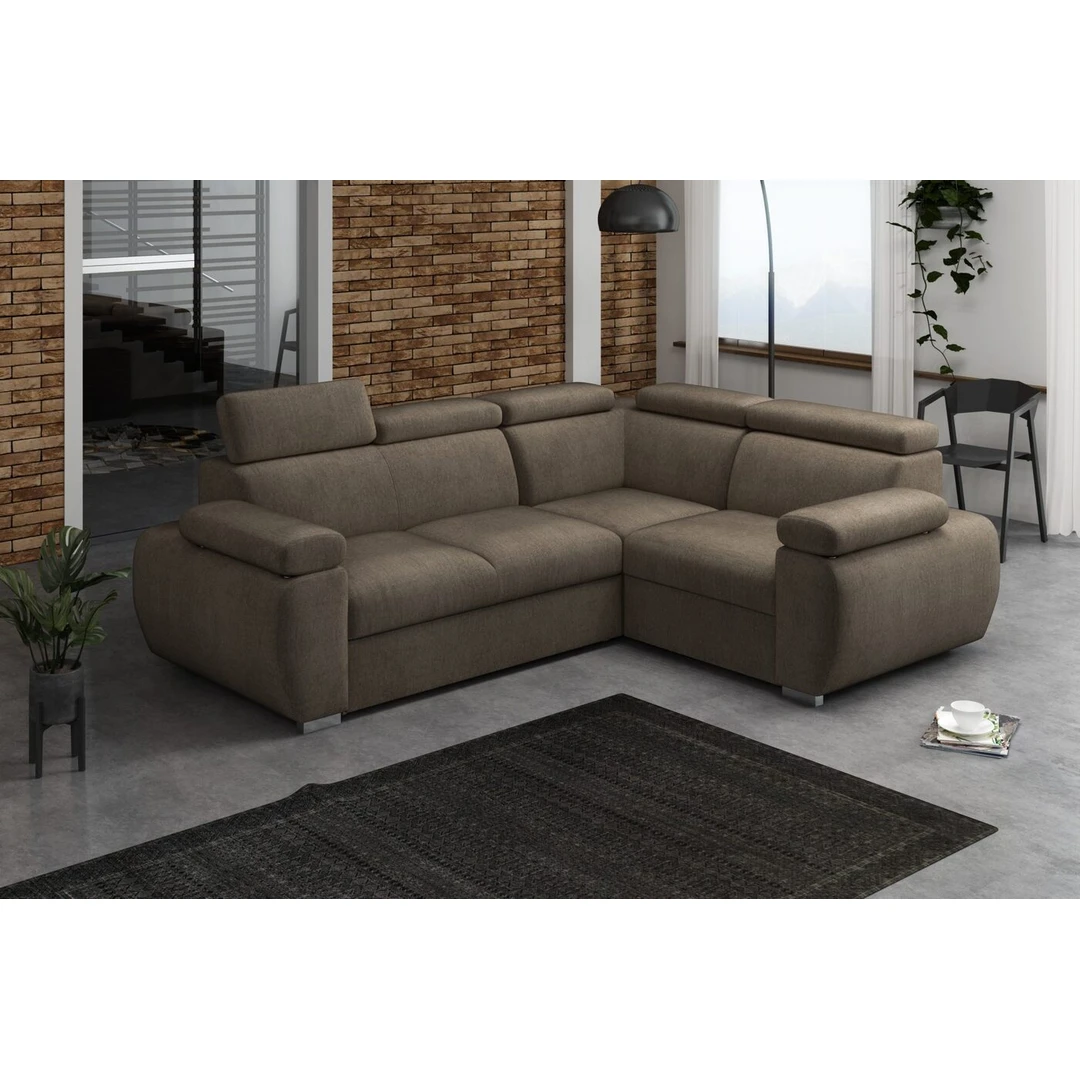 Minkštas kampas BOSTON – transformuojamas į miegamąją lovą