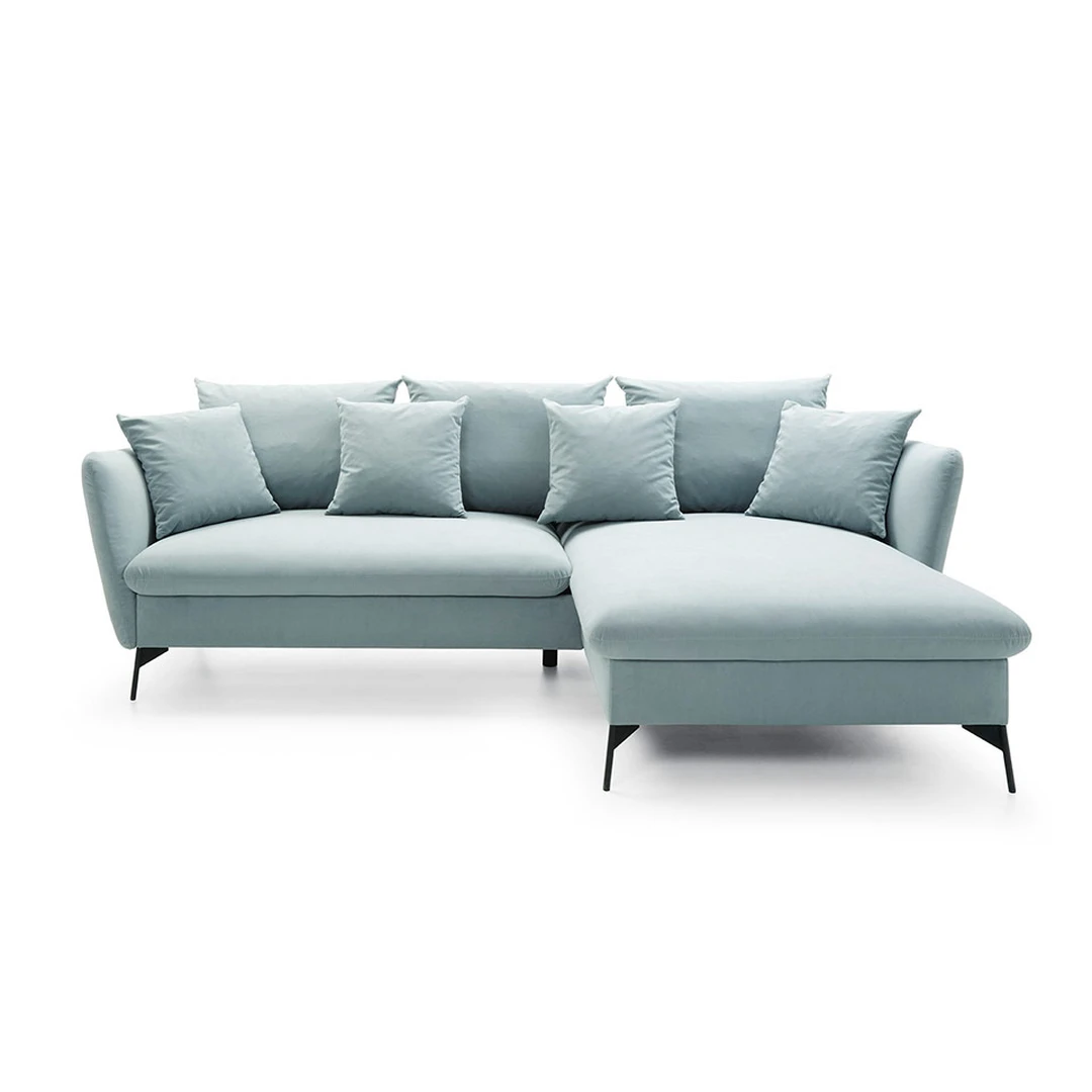 Modernus sofos komplektas su patalynės dėže ir miegojimo funkcija