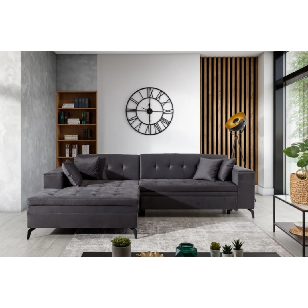 Modernus minkštas kampas su miegojimo funkcija