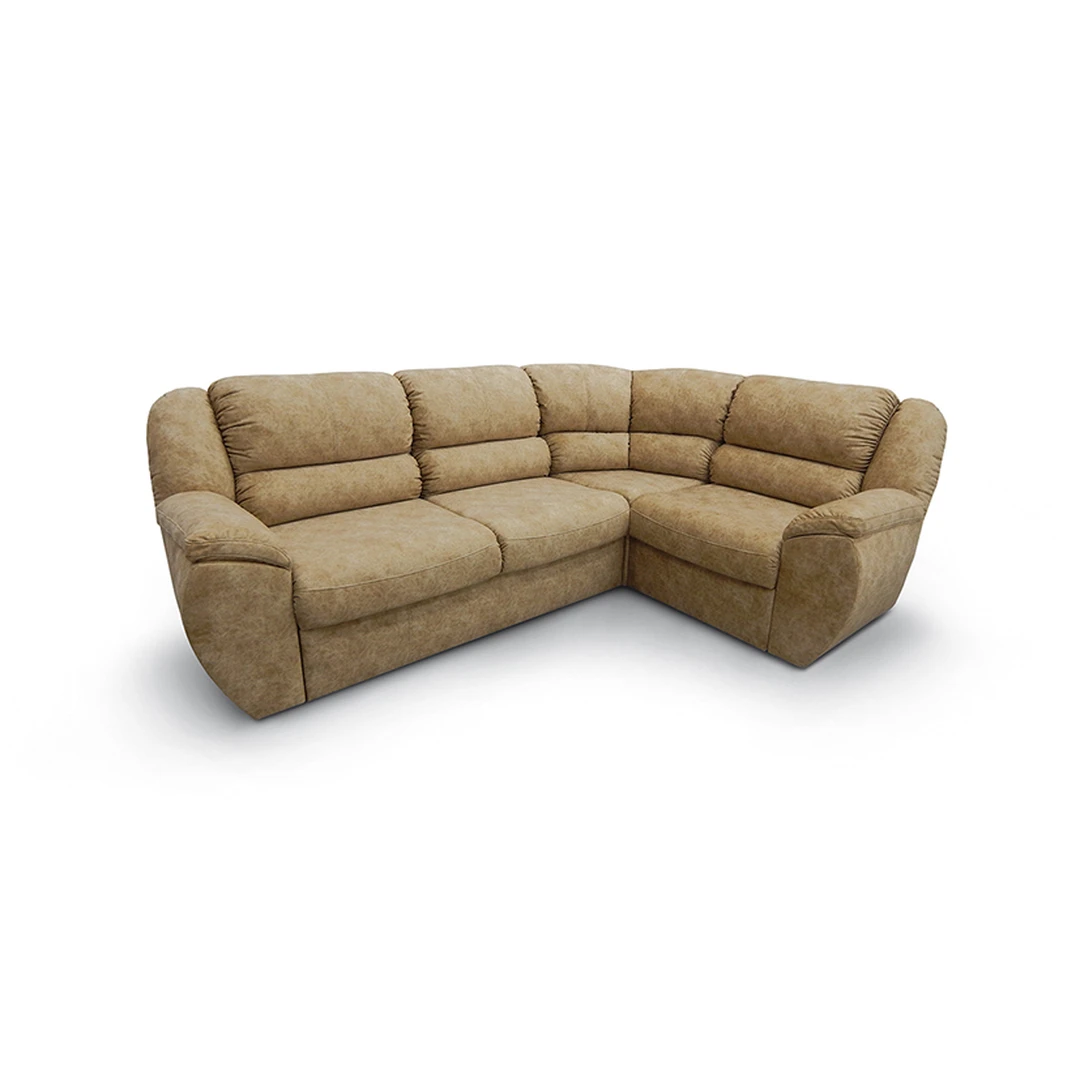 Minkštas kampas su „delfinų“ mechanizmu ir patalynės dėže