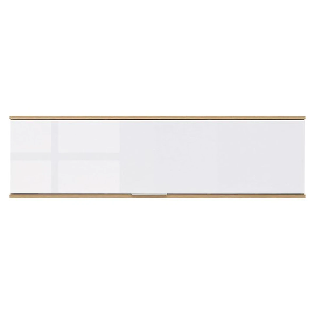 Moderni pakabinama spintelė ZLATA – talpi uždaros lentynos