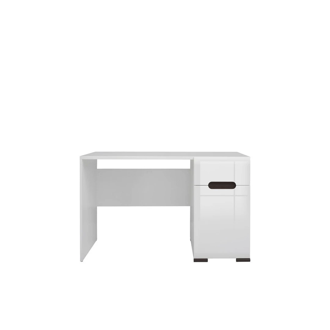 Modernus rašomasis stalas AZTECKA su talpiais stalčiais ir lentyna