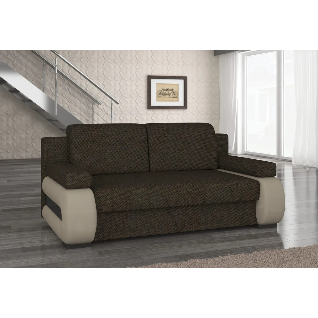 Įvairių spalvų sofos lovos su miegama funkcija