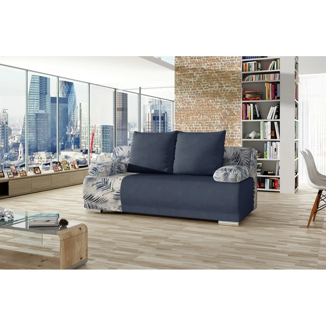 Įvairiaspalvė sofos lova su miegama funkcija