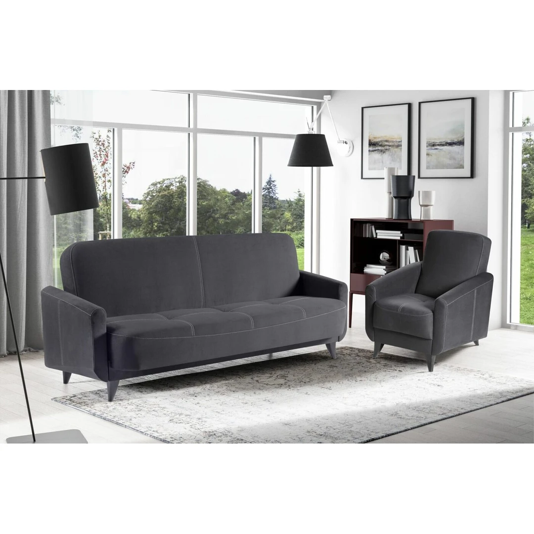 Stylinga ir patogi sofa lova Manto su miegojimo funkcija