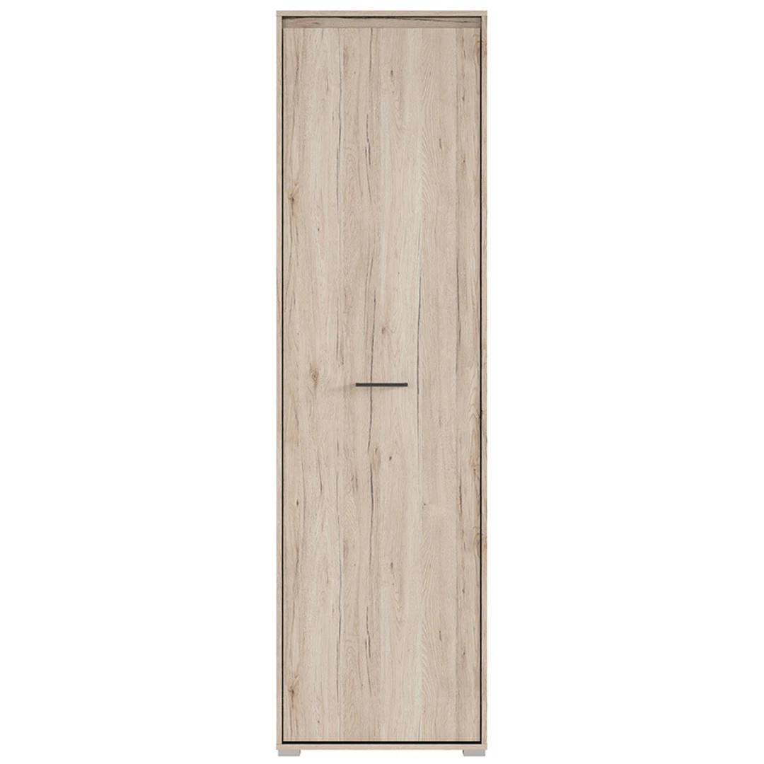 Aukšta vienų durų spinta – sutaupykite vietos ir tvarkos!