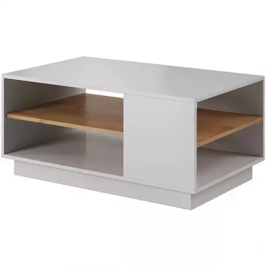 Minimalistinės 3D svetainės baldai su „push to open“