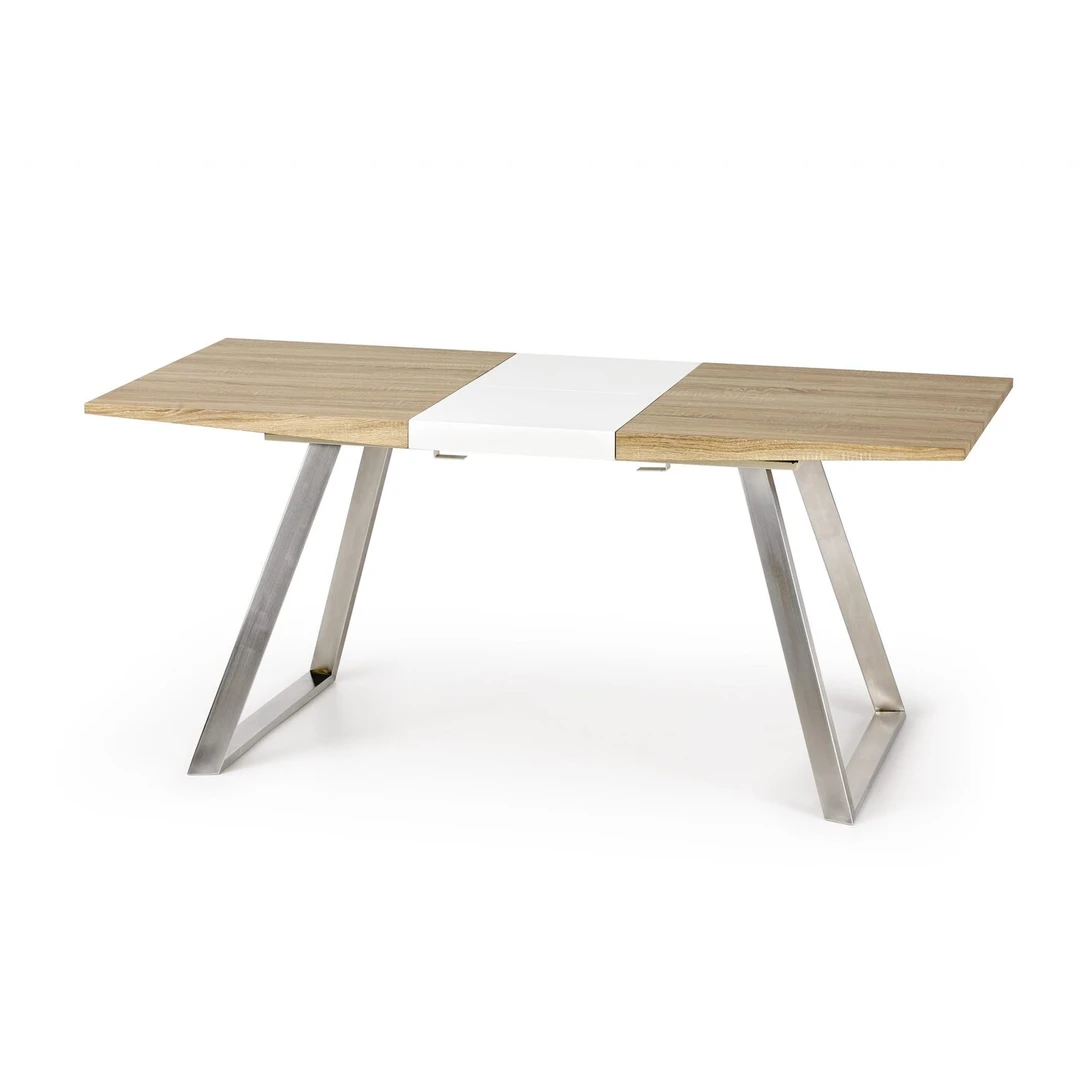 Modernus valgomasis stalas su lygiomis linijomis