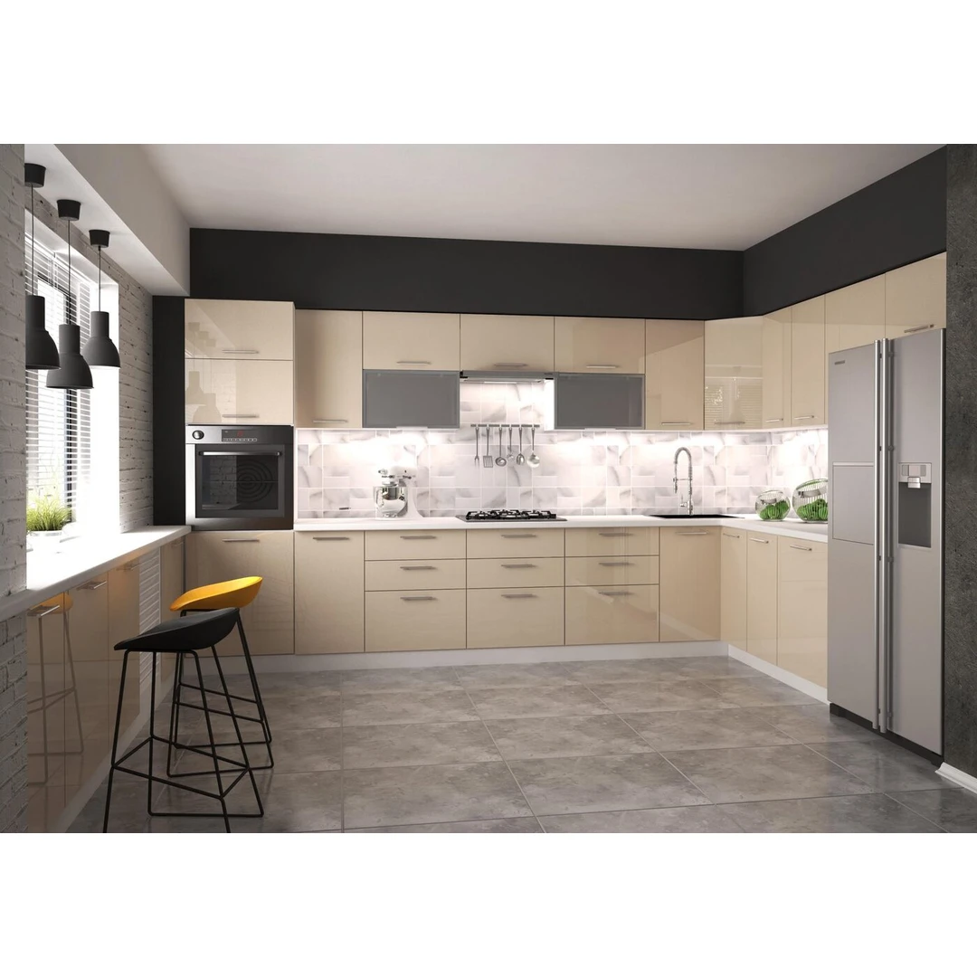 MDF priekis su METABOX stalčiais ir tyliais uždarymo mechanizmais