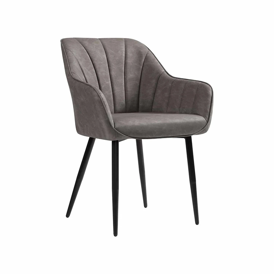 Ergonomiškos ir patogios kėdės su aksominiu užvalkalu