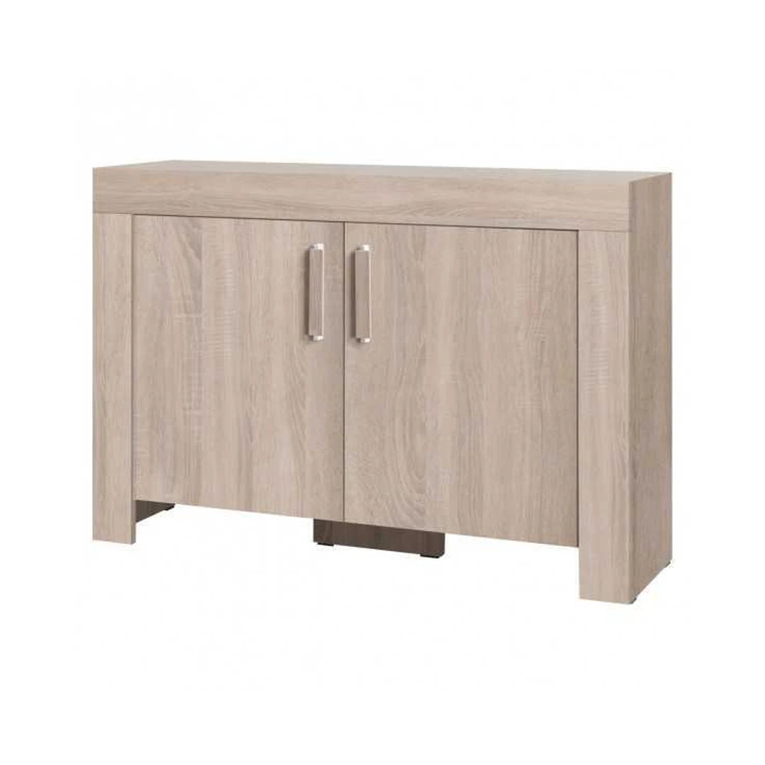 Sonoma ąžuolo spalvos spintos su pasukamomis durimis