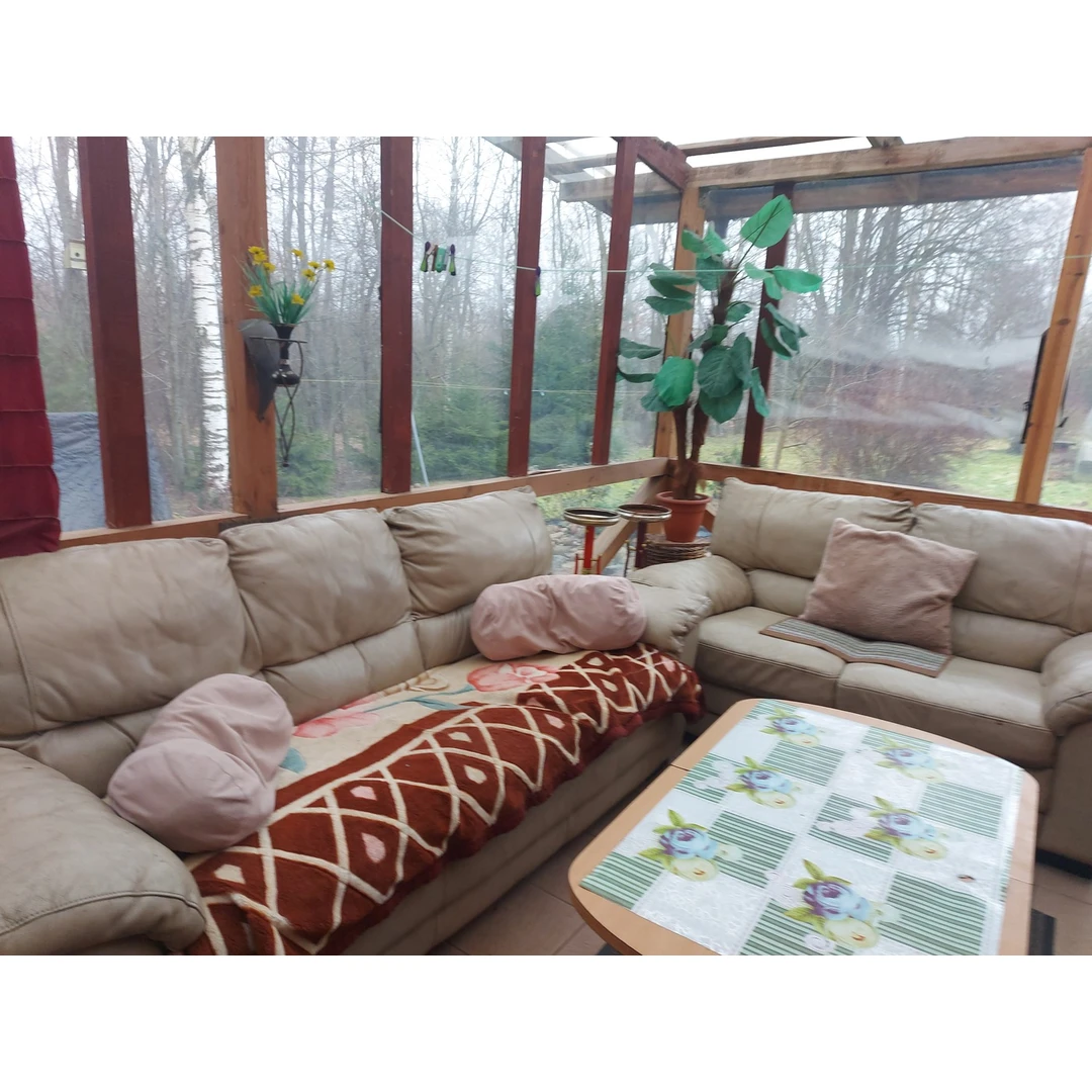 Patogi 3 dalių sodo suolelė, 220x90 cm