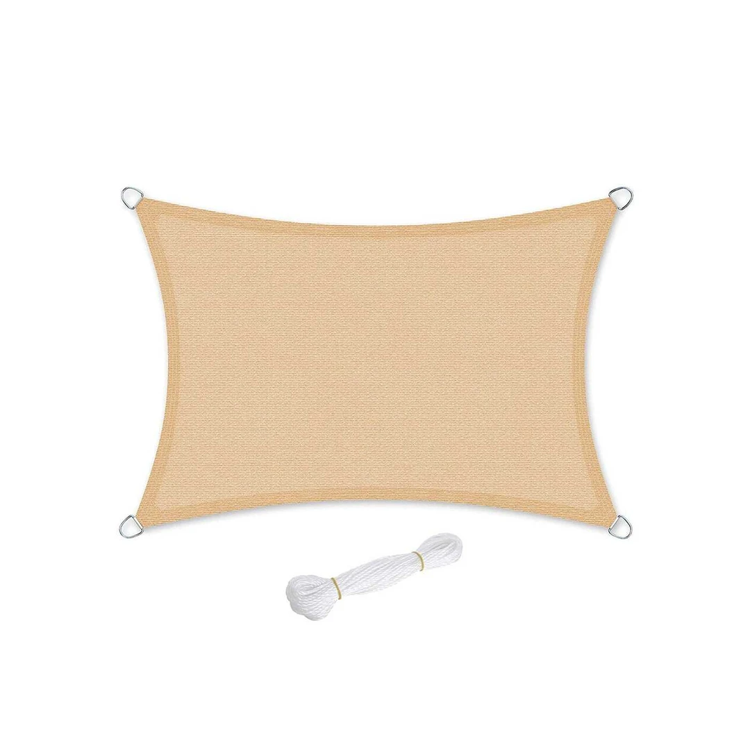 Stabili 3x5 m saulės apsauga su 4 tvirtinimo taškais