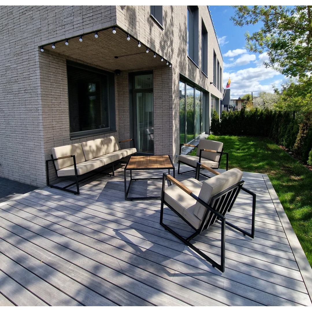 Bronze brown & black terasos baldai