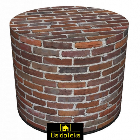 Spalvingas ir lengvas pufas – puikus akcentas bet kuriam kambariui