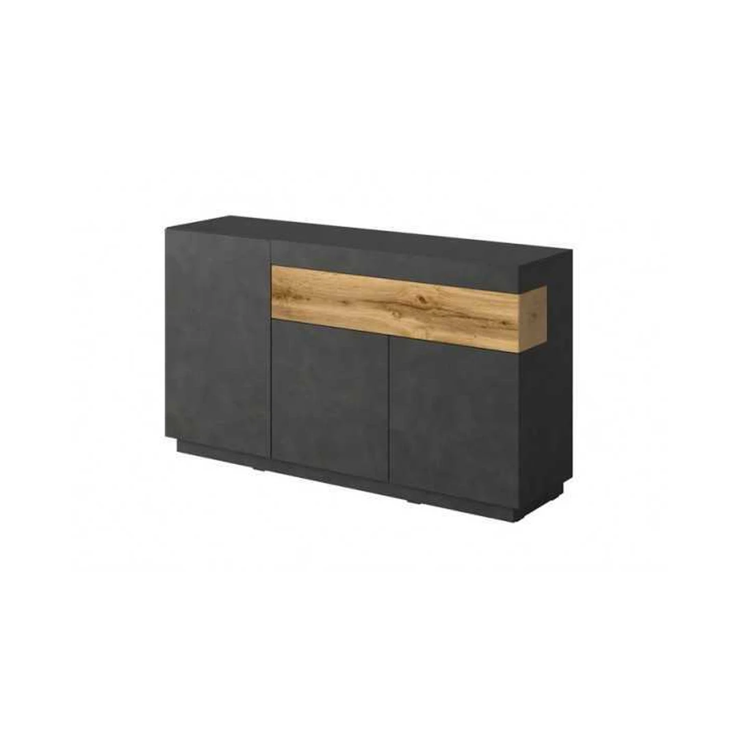 Šiuolaikiškas spintos komplektas su aukštos kokybės plėvele