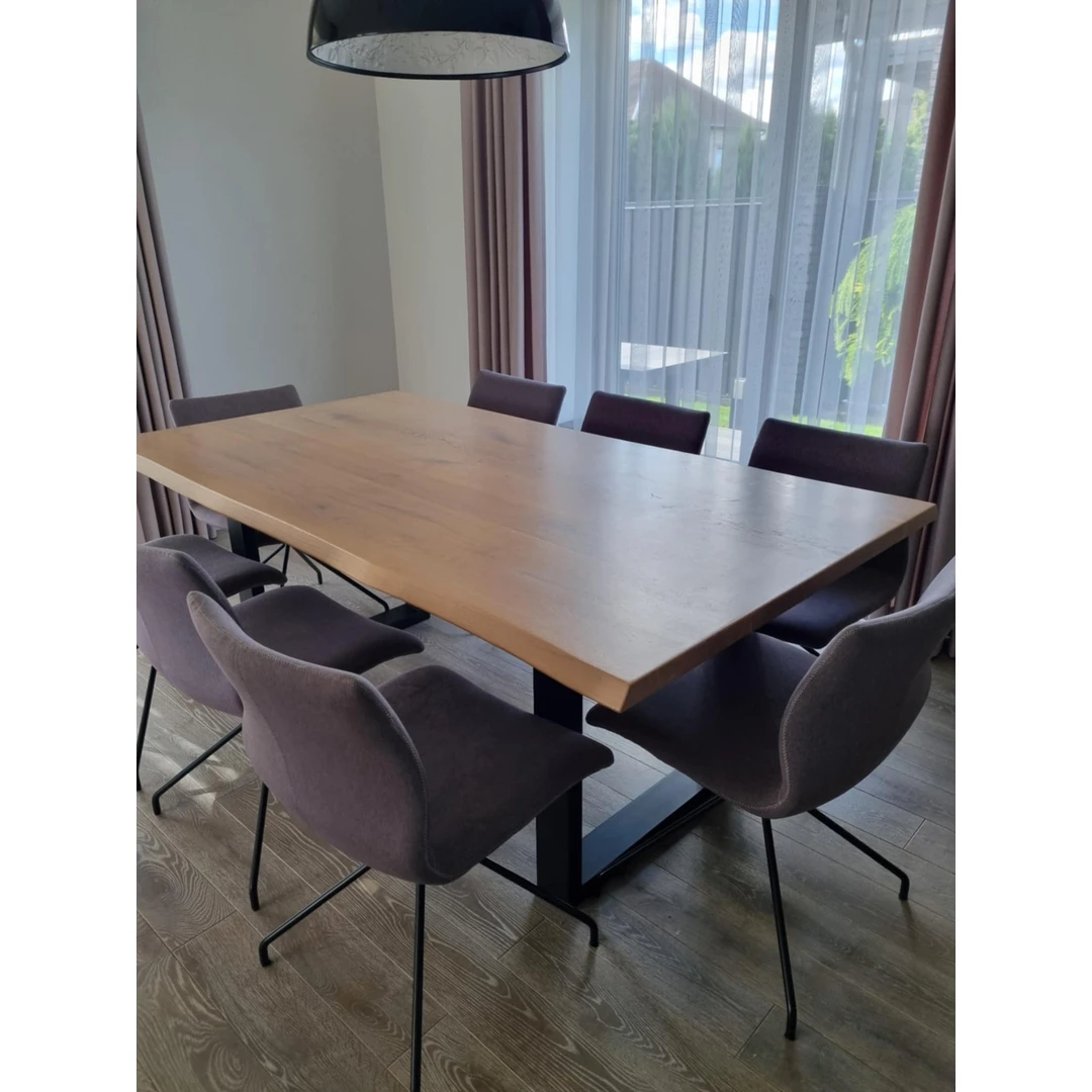 Valgomojo stalas su 8 kėdėmis - Valgomojo komplektai