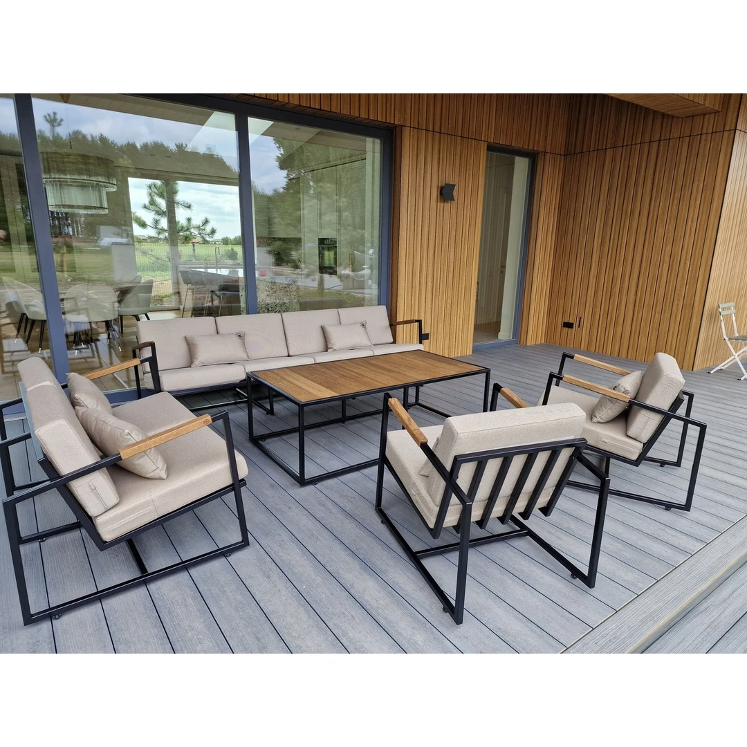 Bronze brown & black terasos baldai