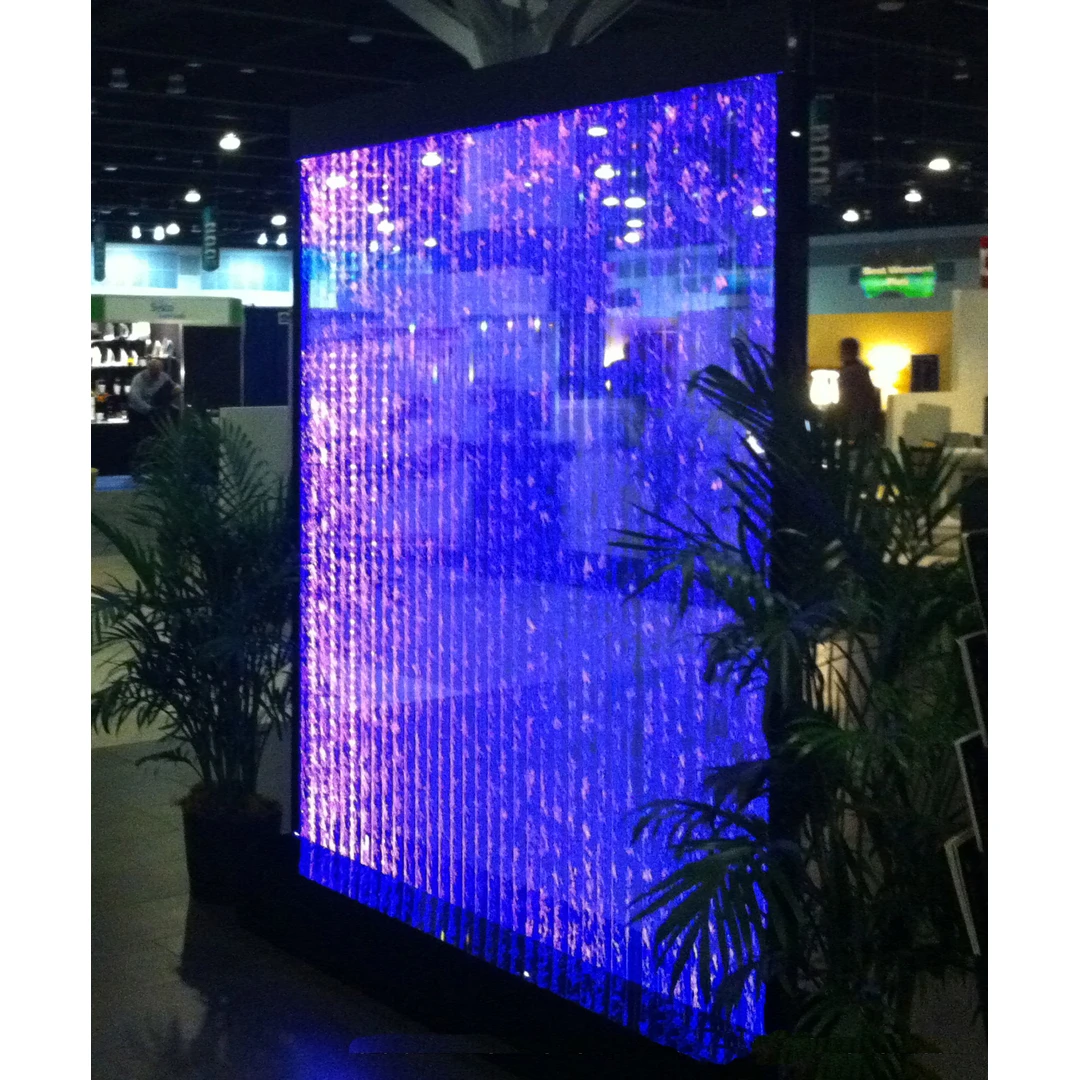 Vandens burbulų siena – dinamiška elegancija jūsų erdvėje