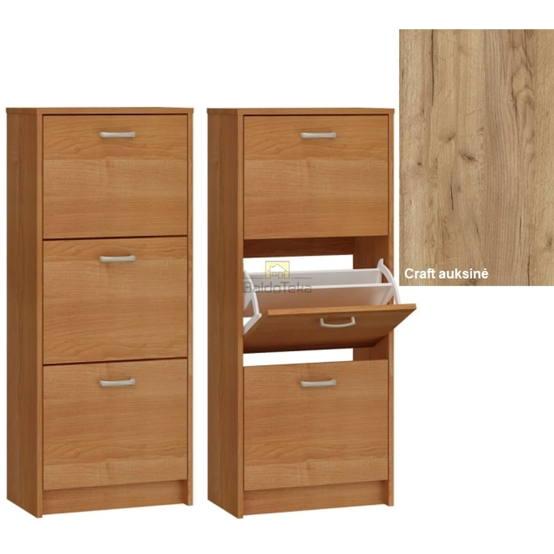 Stylingas: Auksinis ąžuolas Craft spintelė