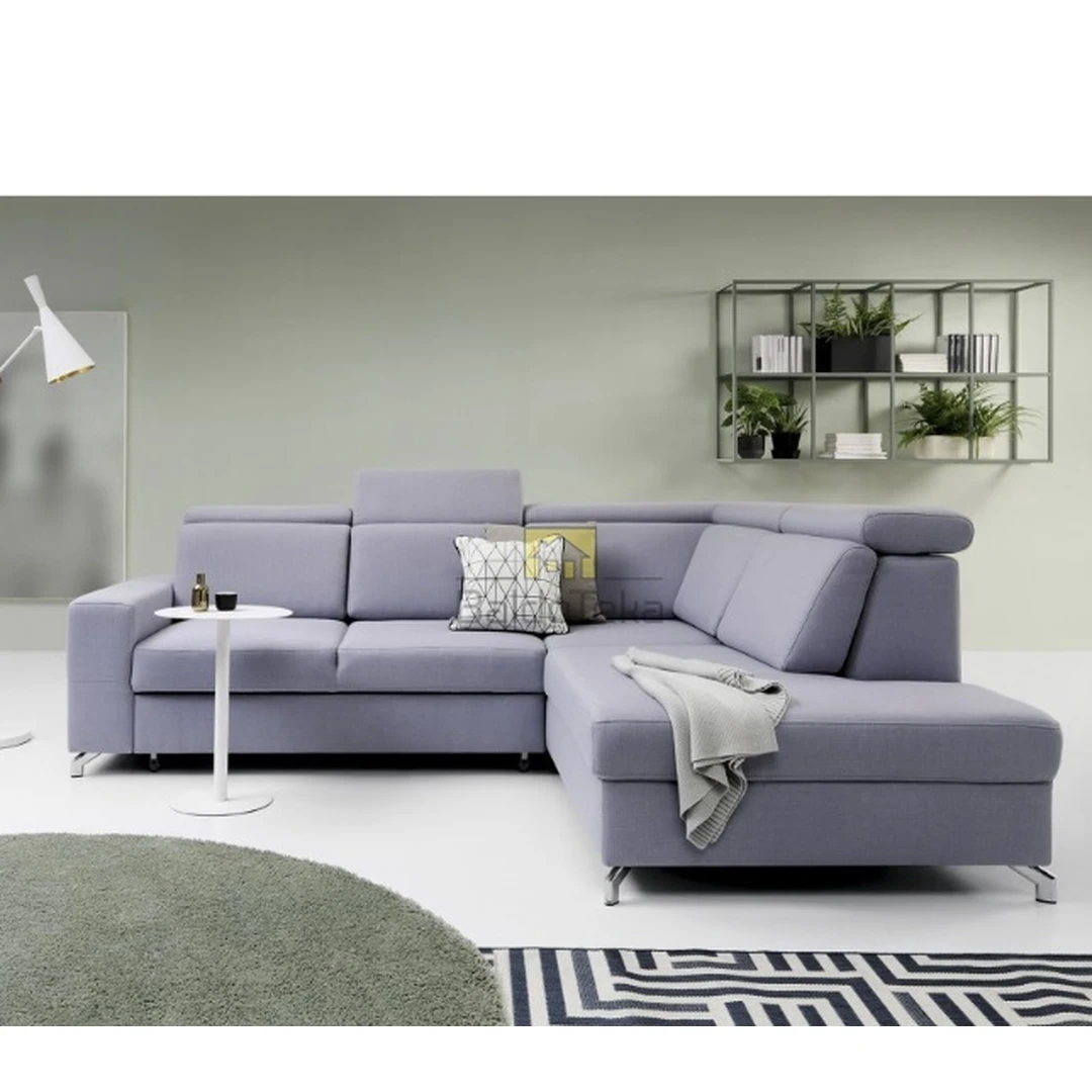 Ergonomiškas sofos lova su reguliuojama galvos atrama