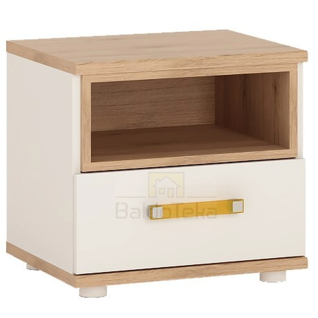 Baldai AMAZON – modernus dizainas balta+blizgi spalva