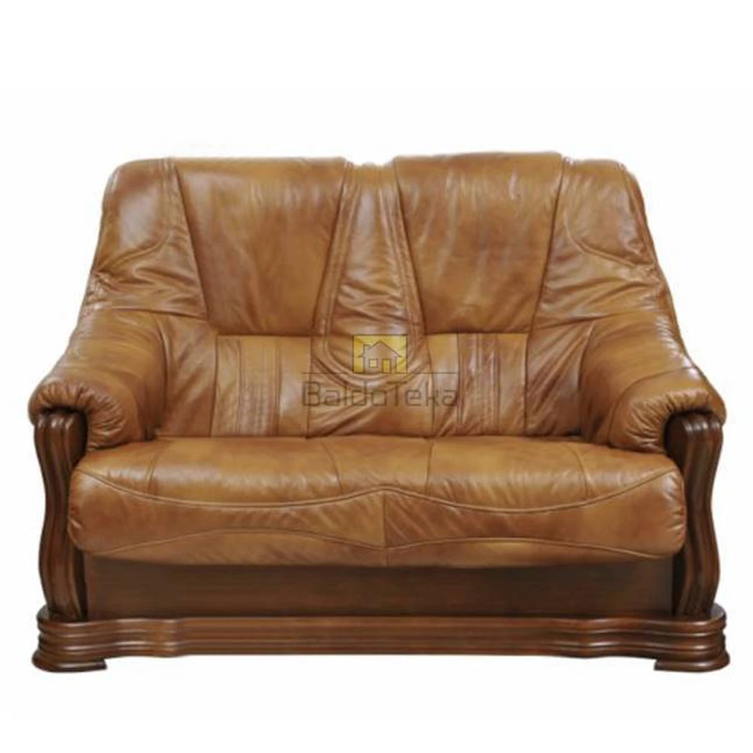 Natūralios odos ir ąžuolo masyvo prabangūs baldai