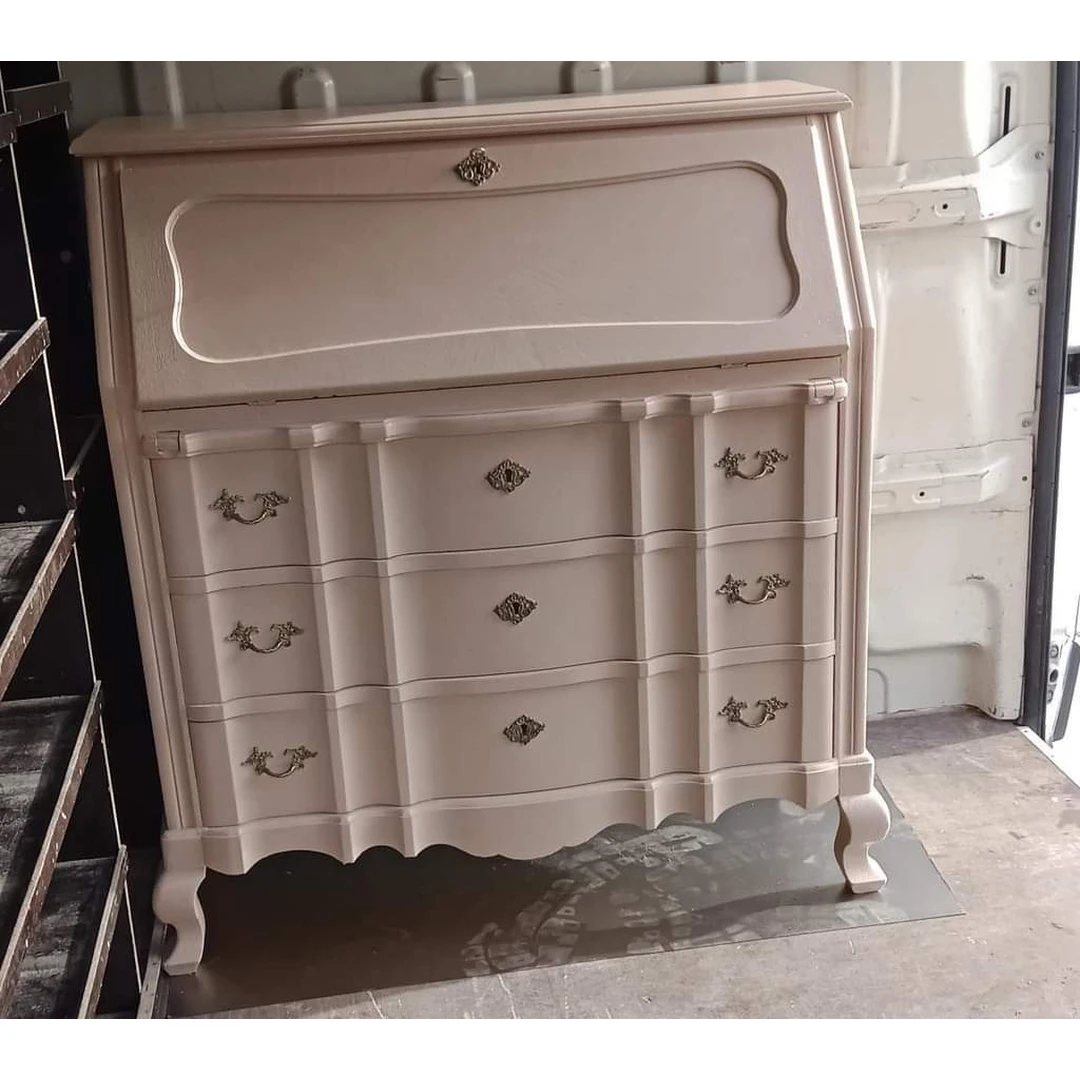 Antikvarinis sekretas šviesiai rožinės spalvos