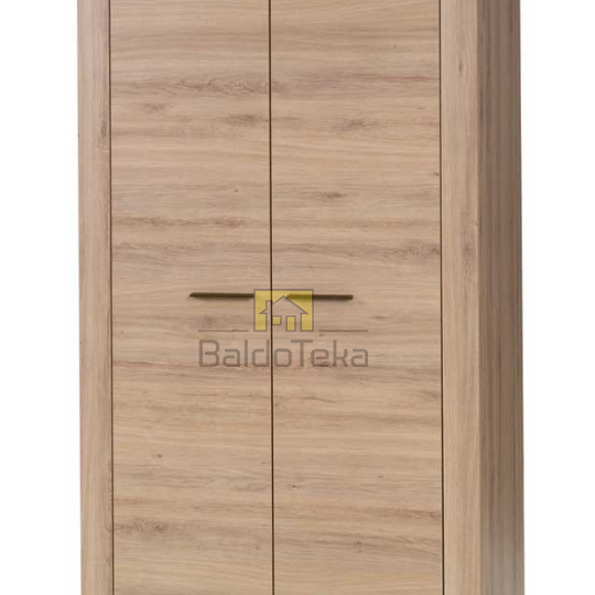 Moderni spintelė laukinio ąžuolo ir Stirling ąžuolo spalvomis