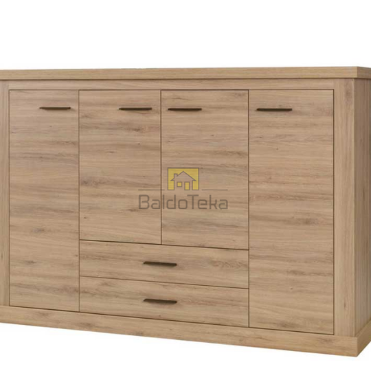 Laukinio ąžuolo spalvos LMDP spinta