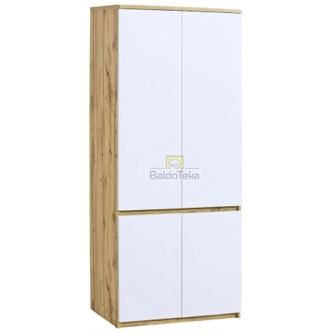 Ergonominė spintelė 80x195 cm, LMDP medžiaga