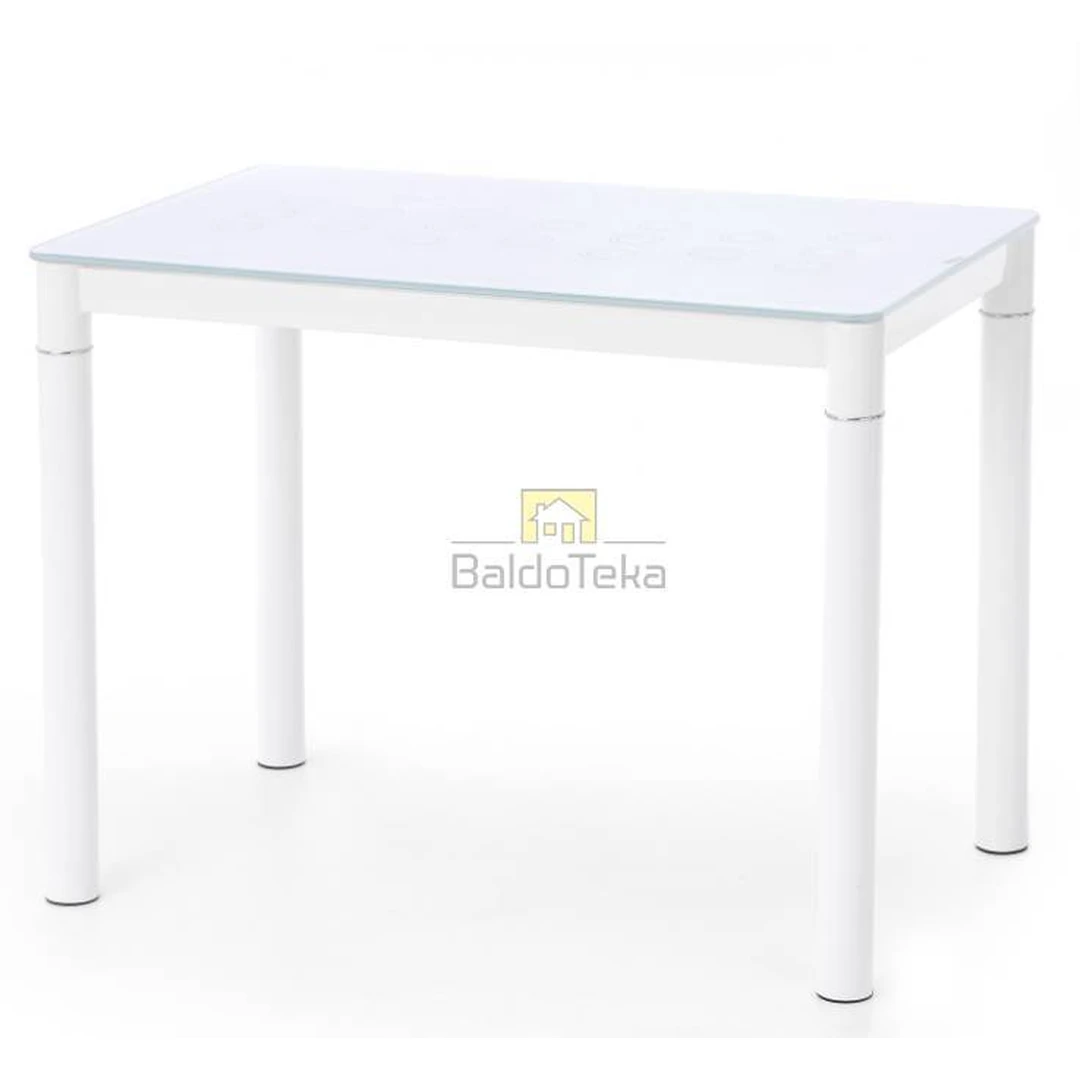 Šiuolaikiška baltos spalvos stiklo ir metalo spinta