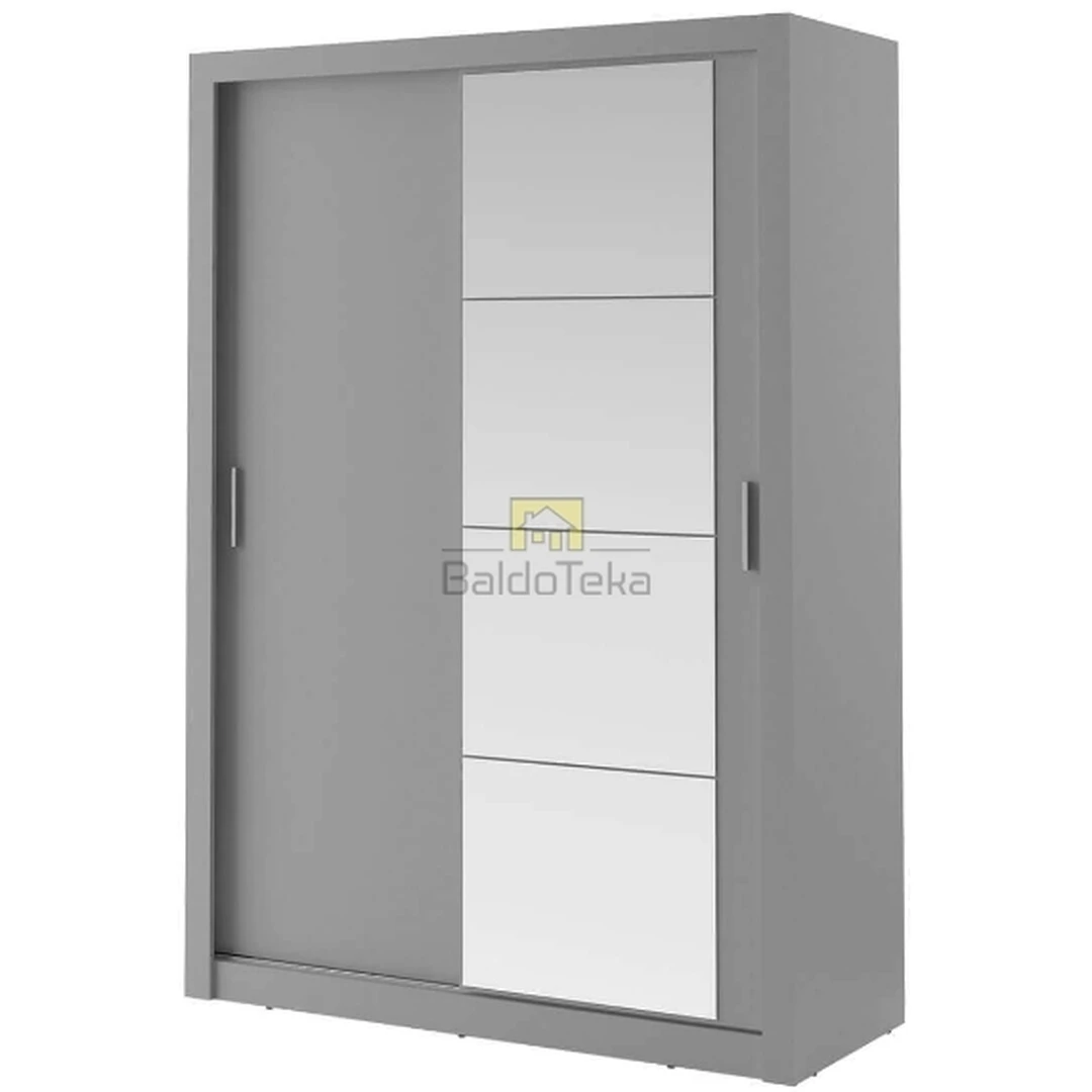 Šiuolaikiška spintos veidrodinė spinta su apšvietimu