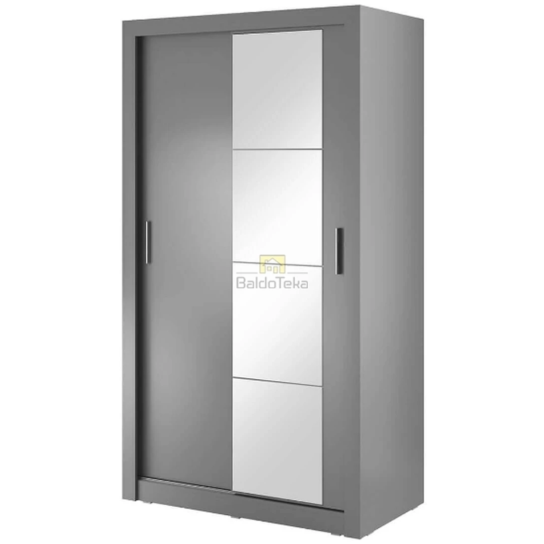 Moderni spintelė su veidrodžiu ir apšvietimu