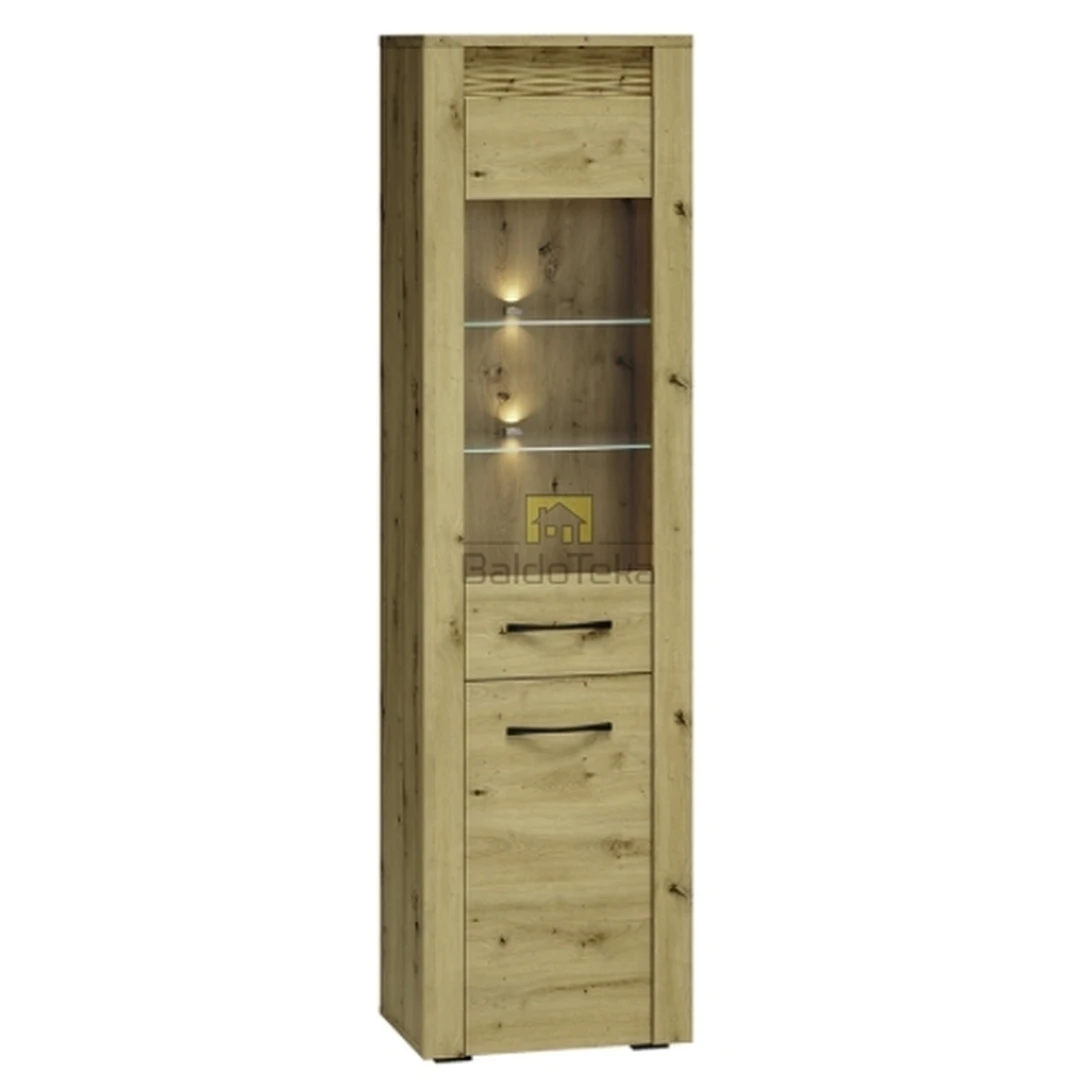 Įspūdingas aukščio ir kokybės spintos ąžuolo atspalviu